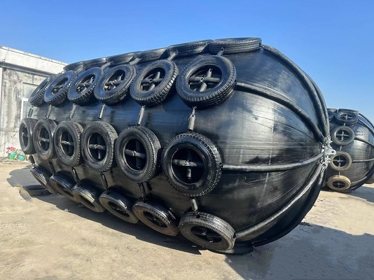 Opblaasbare drijvende pneumatische rubberfenders 50 kPa 80 kPa Gemakkelijk te installeren