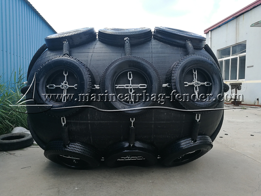 Schip-naar-schip fender Rubber Dock Fender Yokohama opblaasbaar type met 24 maanden periode