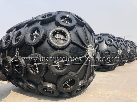 Dia 0,3m-4,5m Schepen Pneumatische rubber fender voor maritieme toepassingen