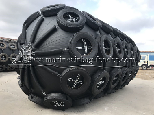 Marine Pneumatische rubberen fender bumper voor scheeps- en havenbescherming 50kpa 80kpa