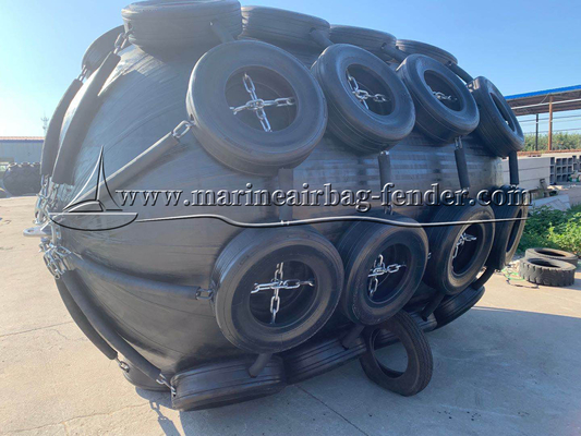 CCS-gecertificeerde hoge treksterkte Dock Sling type rubber fender met roestvrijstalen pin