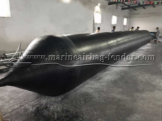 Grootte Aanpassing Marine Airbag Anti-Rissing Zwarte opblaasbare rubberen airbag