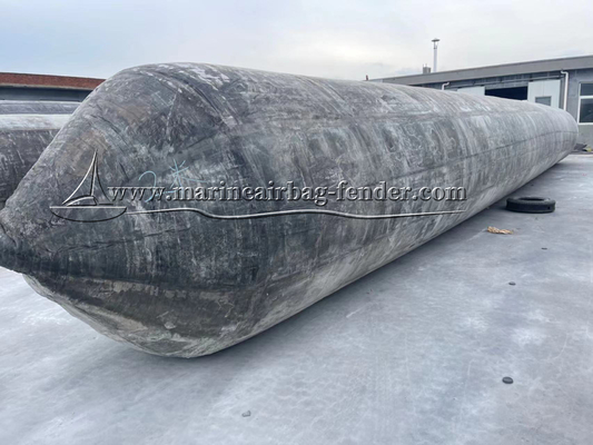 Persoonlijke opblaasbare rubber ballon, marine rubber airbags voor snelle scheepsstart.