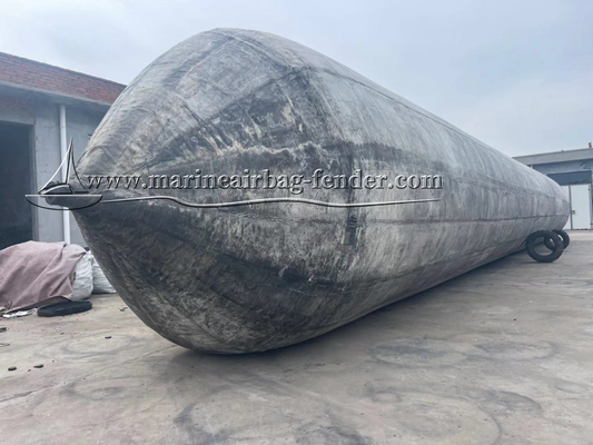 Persoonlijke opblaasbare rubber ballon, marine rubber airbags voor snelle scheepsstart.