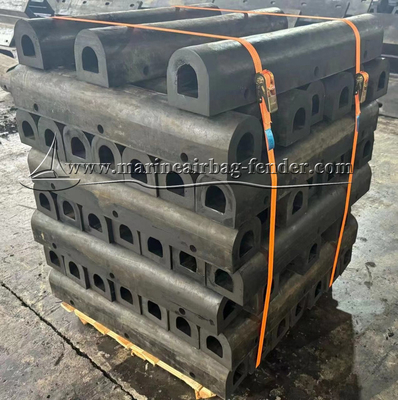 Persoonlijke D-type rubber fender, Marine Solid Fender voor scheepsbescherming