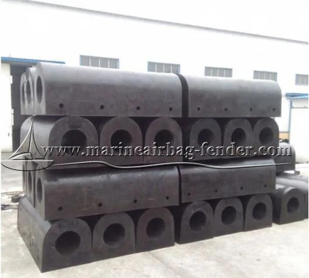 Natuurrubber Rubber Dock Bumpers Marine D Type Fender Voor Schip En Dock