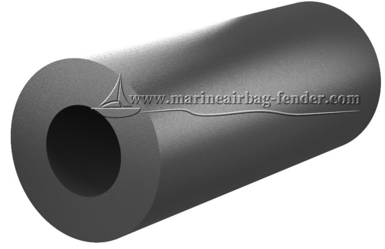 Schip lanceren Marine Rubber Fender Zwart Met alle accessoires