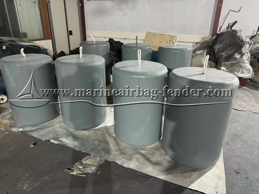 Offshore Boei EVA Foam Ball Fender PU Coating Skin Ship Berging