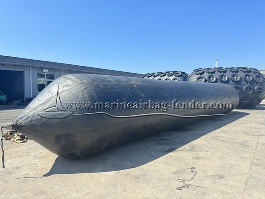 Persoonlijke opblaasbare rubber ballon, marine rubber airbags voor snelle scheepsstart.