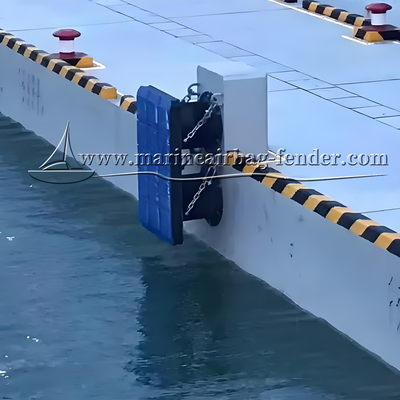 Duurzame scheepsdock rubber fenders op maat met roestvrij staal keten