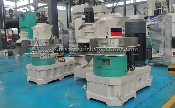 Verticale ring die pellet machine, elektrische biomassa brandstof apparatuur