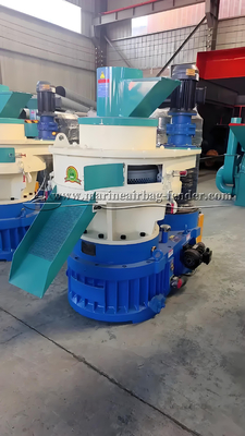 Verticale ring die pellet machine, elektrische biomassa brandstof apparatuur