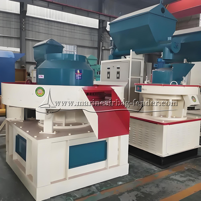 Pneumatische platte pelletmachine met zware reducer / automatisch smeersysteem