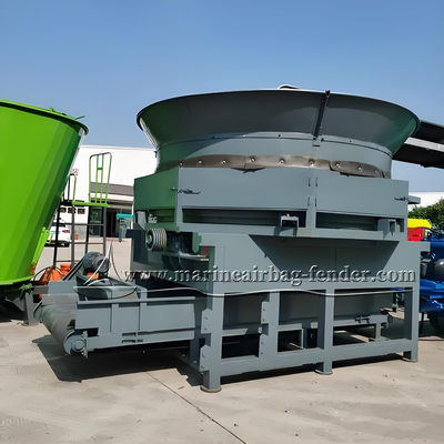 Elektrisch aangedreven pneumatisch transportsysteem PLC-gestuurd roterende snijmachine